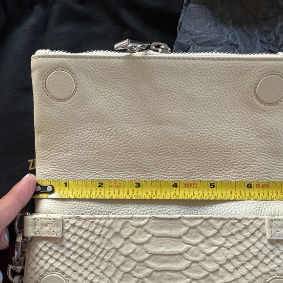 Zadig & Voltaire Textured Cream Crossbody Bag - Picture 2 of 8